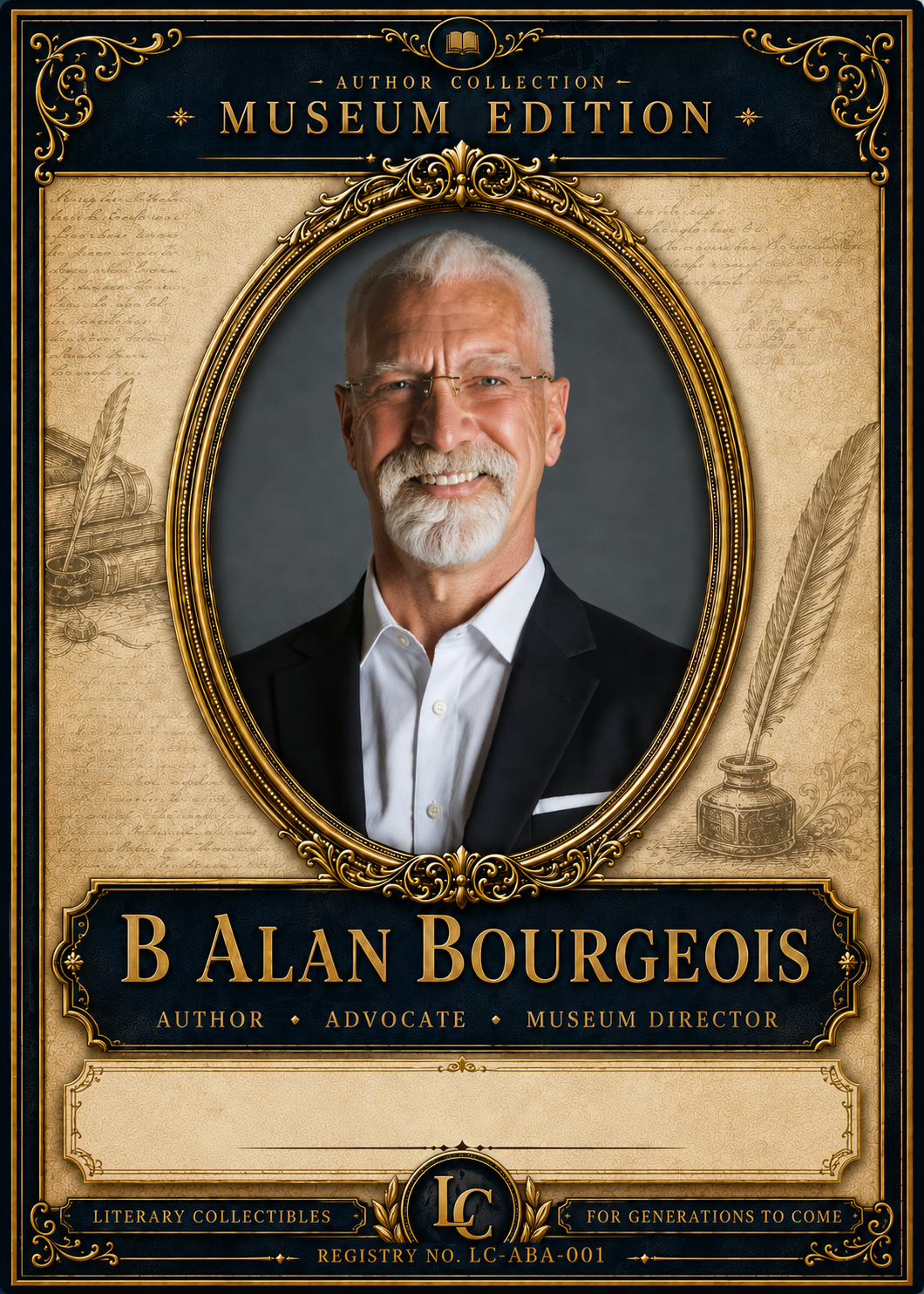 B. Alan Bourgeois General Author Collection card