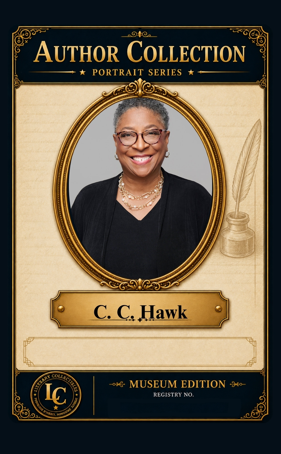 C.C. Hawk author collectible