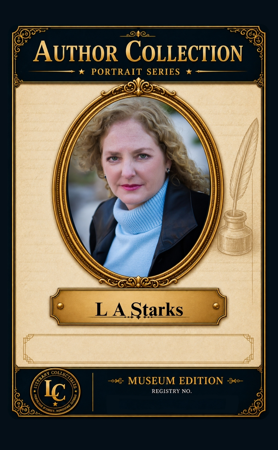 L A Starks author collectible