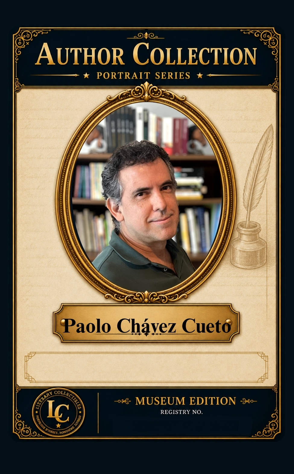 Paolo Chávez Cueto author collectible