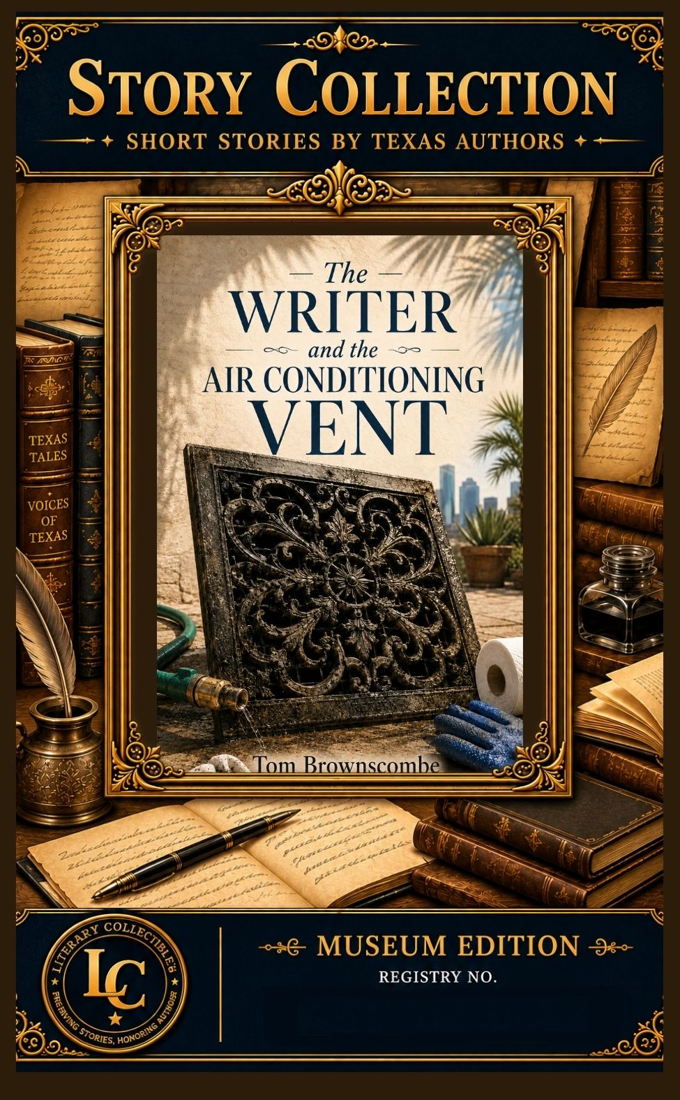 Front of the The Writer and the Air Conditioning Vent collectible